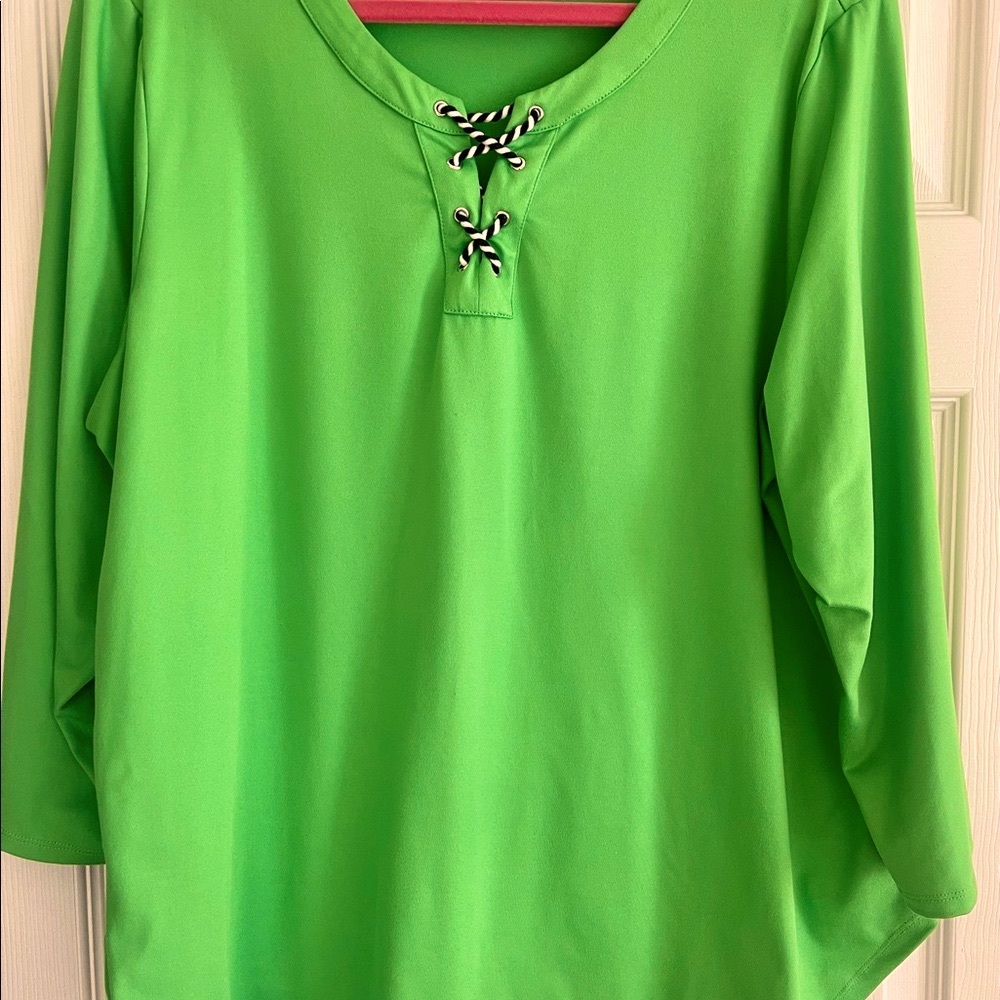Green Casual Top